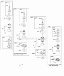Electric Starter Diagram and Parts List for  Briggs and Stratton Engine